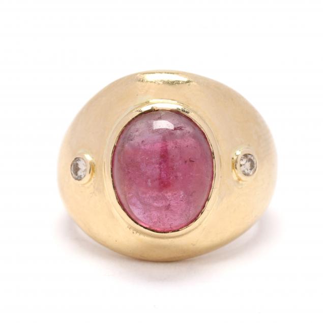 gold-pink-tourmaline-and-diamond-ring