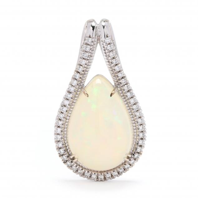 white-gold-opal-and-diamond-pendant