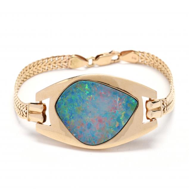 gold-and-boulder-opal-bracelet