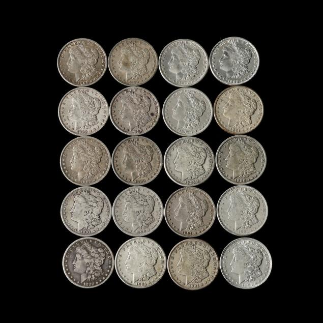 investor-roll-of-twenty-20-morgan-silver-dollars