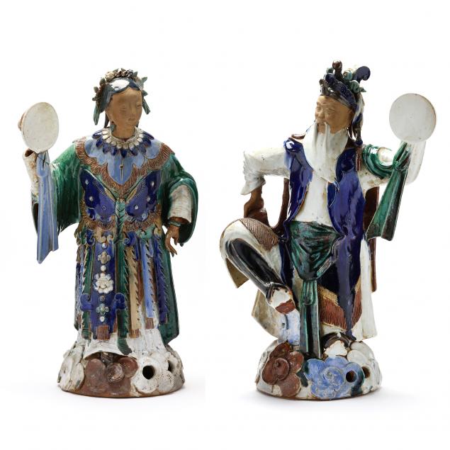 a-pair-of-large-chinese-sculptures-of-the-goddess-of-the-moon-and-god-of-the-sun