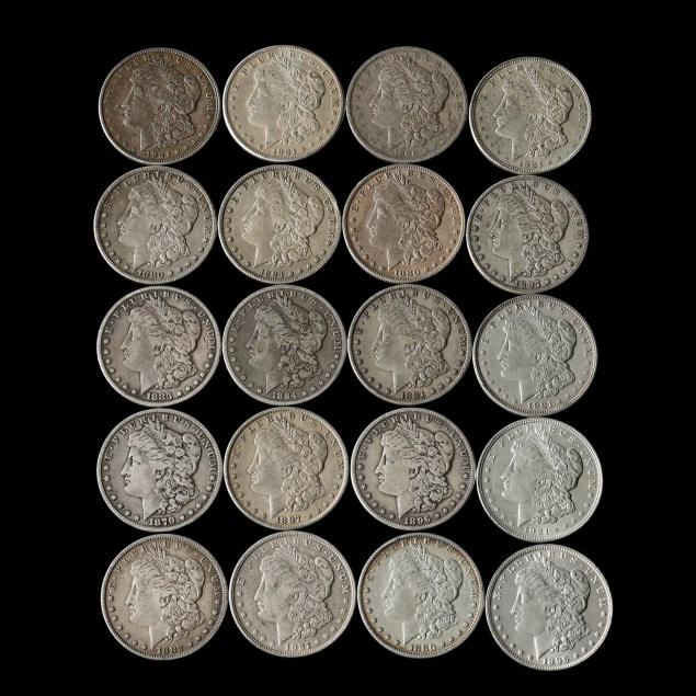 investor-roll-of-twenty-20-morgan-silver-dollars