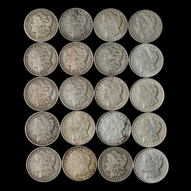 investor-roll-of-twenty-20-morgan-silver-dollars