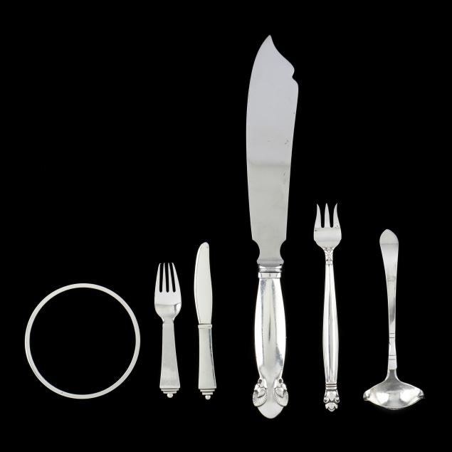 six-assorted-sterling-silver-items-mostly-georg-jensen