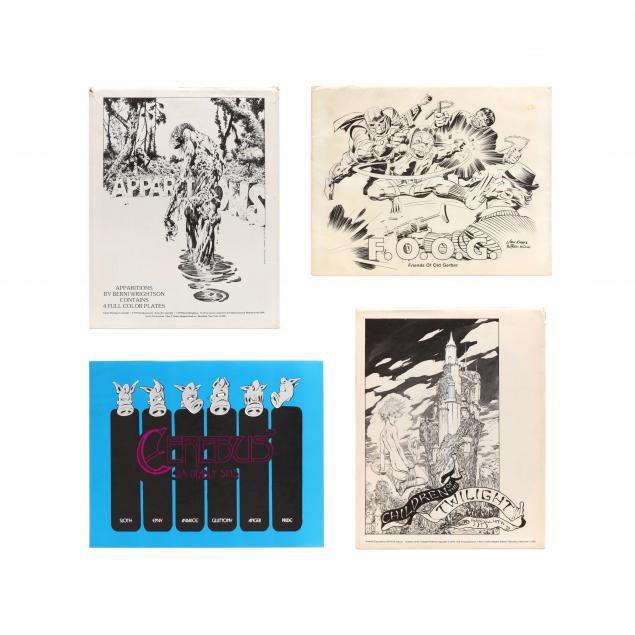 four-comic-book-art-portfolios-including-a-signed-limited-edition