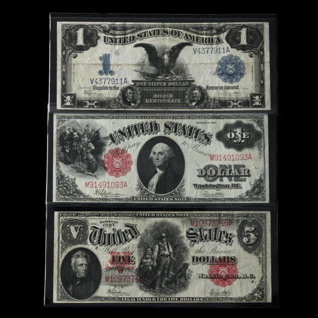 three-3-examples-of-large-size-united-states-currency