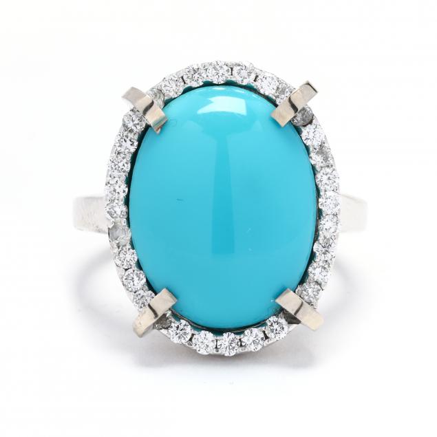 white-gold-turquoise-and-diamond-ring