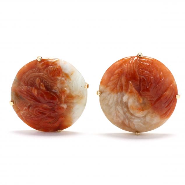 gold-and-carved-jade-earrings