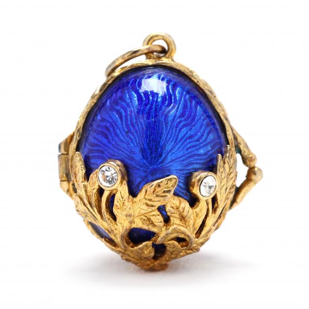 gilt-and-enamel-egg-charm-pendant