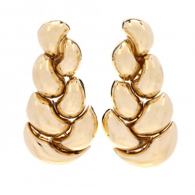 gold-braided-dangle-earrings