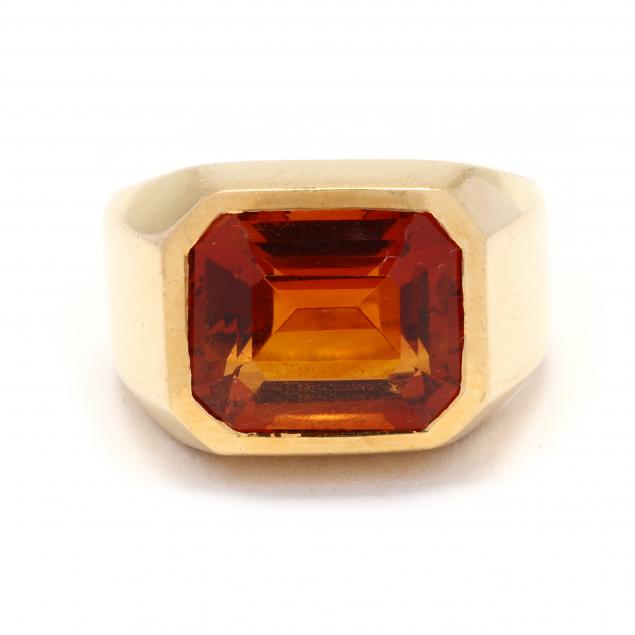 gold-and-citrine-ring