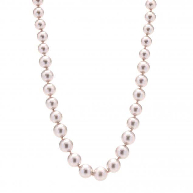 single-strand-graduated-gray-pearl-necklace-with-gold-clasp