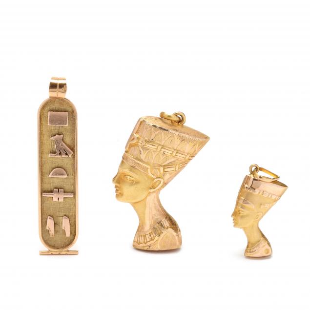 three-gold-egyptian-motif-charms-pendants