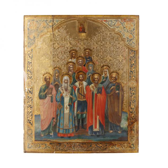 a-russian-orthodox-i-feodorovskaya-i-icon-with-twelve-saints