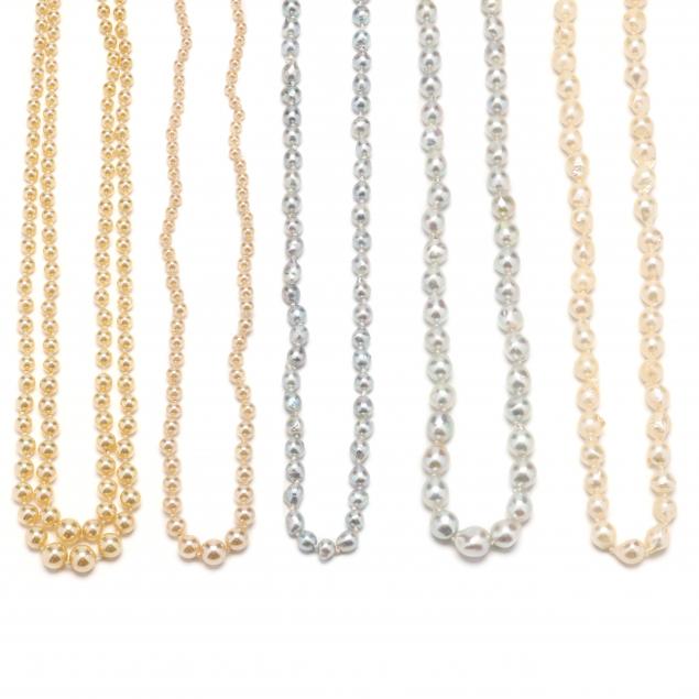collection-of-cultured-and-faux-pearl-necklaces