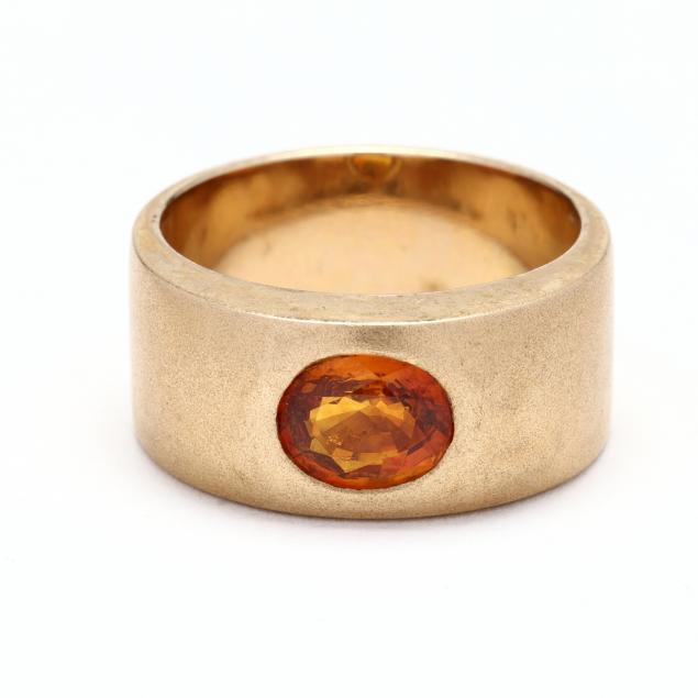 gold-and-orange-sapphire-ring