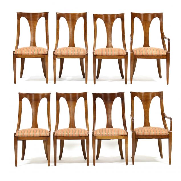 eight-klismos-style-cherry-dining-chairs