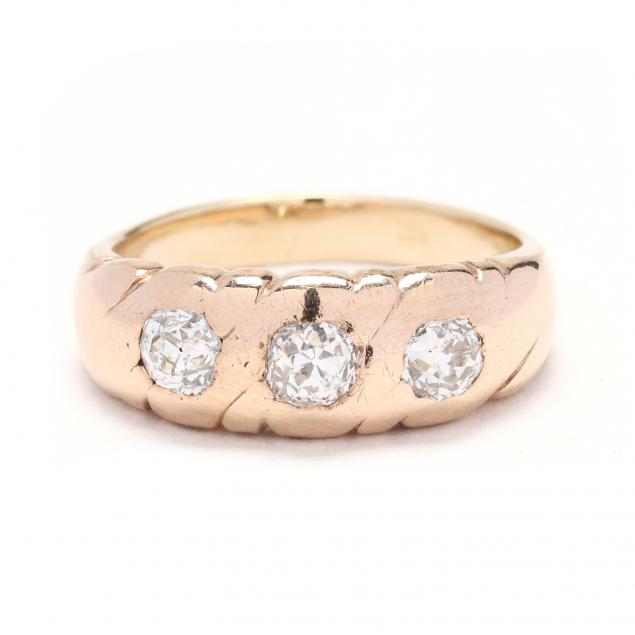 three-stone-diamond-and-gold-ring