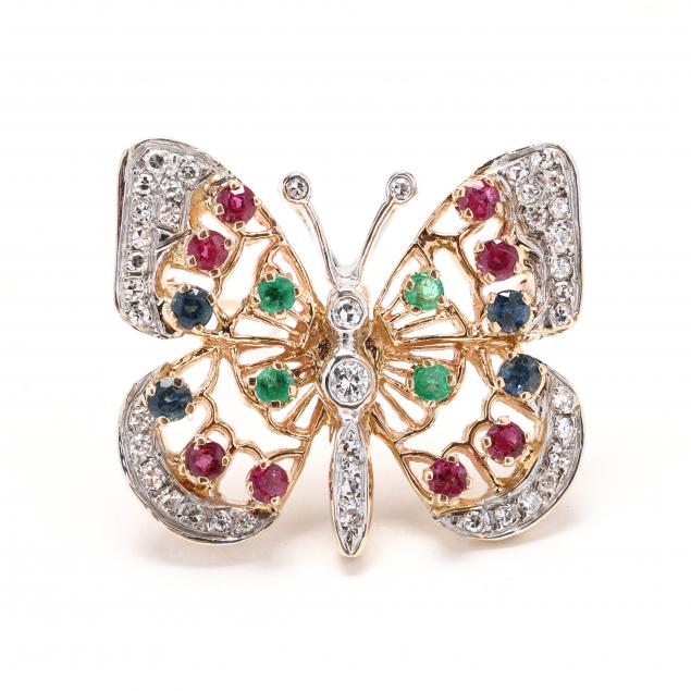 gold-and-gem-set-butterfly-brooch-pendant