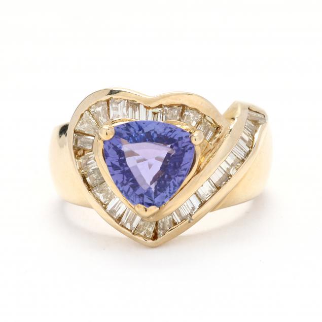 gold-tanzanite-and-diamond-heart-motif-ring