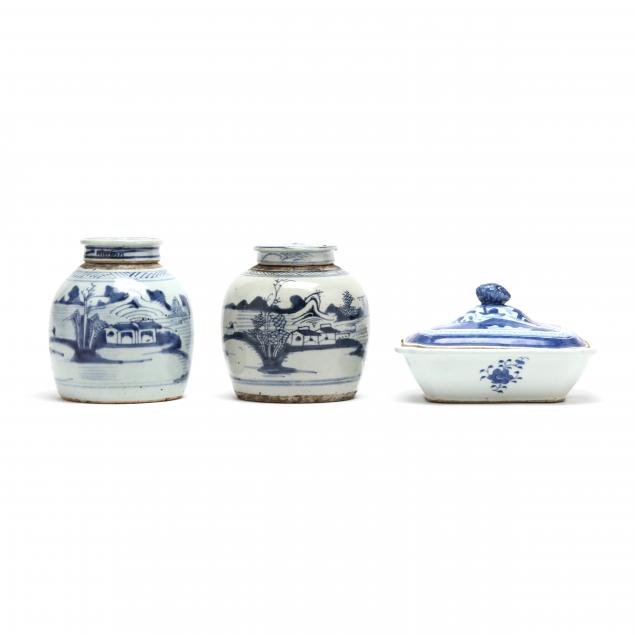 three-pieces-of-chinese-export-canton-porcelain