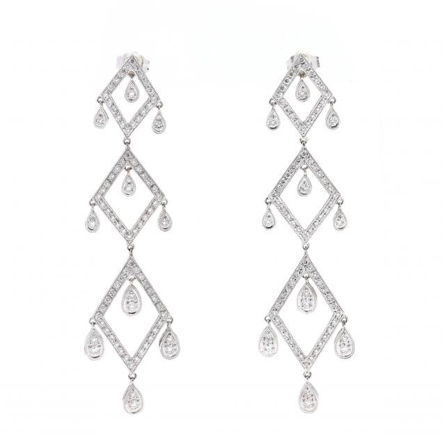 white-gold-and-diamond-dangle-earrings