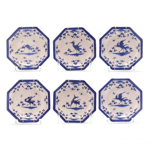 set-of-six-martre-tolosane-pottery-bird-plates