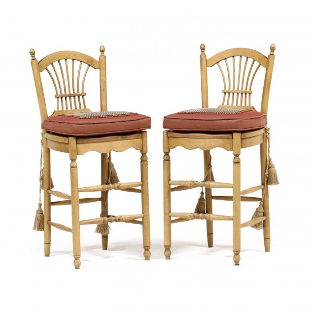 pair-of-french-country-style-barstools
