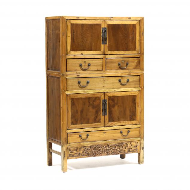 chinese-two-part-hardwood-cabinet