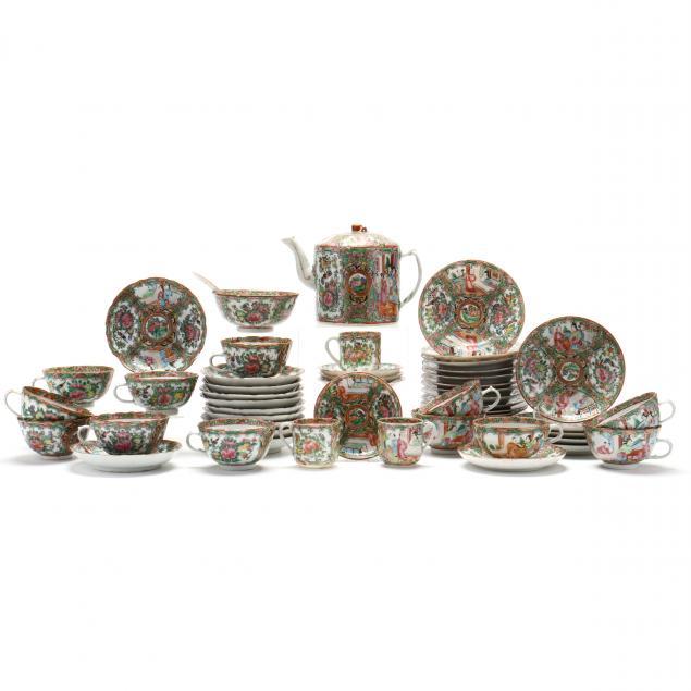 assorted-chinese-export-rose-medallion-tea-service-items-51-pieces