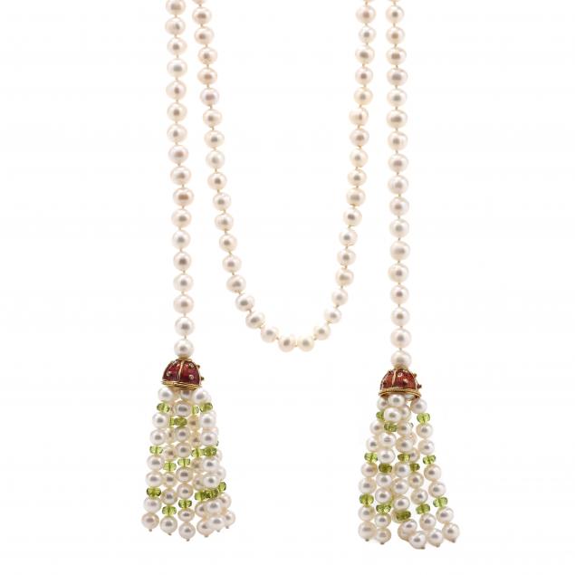gold-pearl-enamel-and-gem-set-lariat-necklace