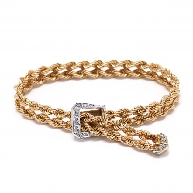 gold-and-diamond-buckle-bracelet