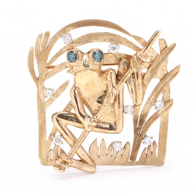 gold-and-diamond-frog-brooch