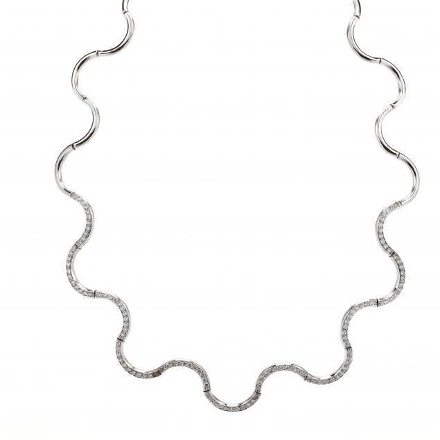 white-gold-and-diamond-serpentine-necklace