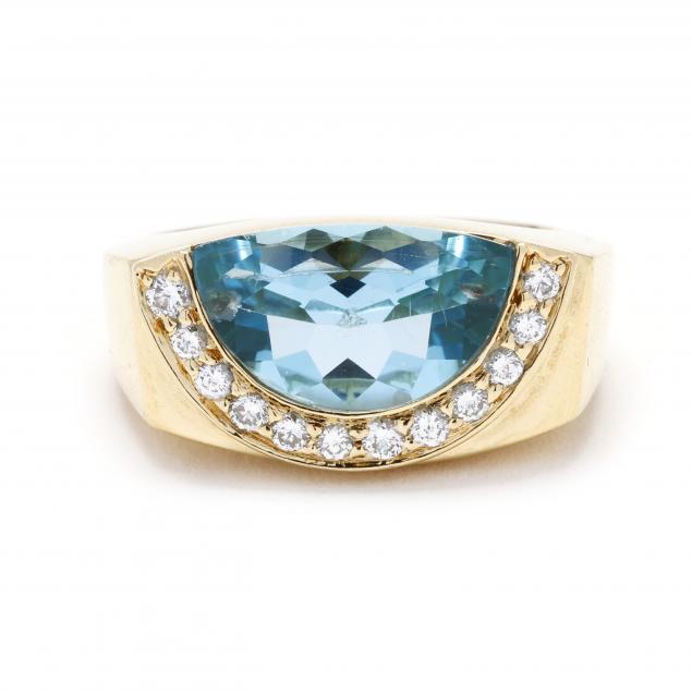 gold-blue-topaz-and-diamond-ring