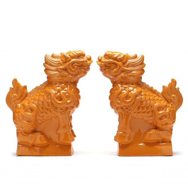 pair-of-chinese-terracotta-figures-of-qilin