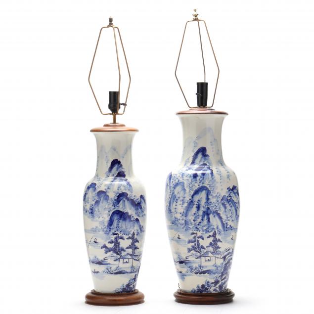 a-pair-of-chinese-porcelain-blue-and-white-vase-lamps