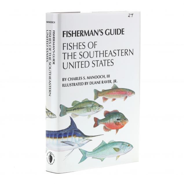 manooch-s-i-fisherman-s-guide-fishes-of-the-southeastern-united-states-i-signed-and-with-watercolor-by-duane-raver