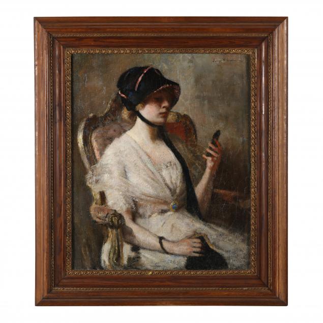 joseph-henry-boston-american-1860-1954-portrait-of-a-seated-woman