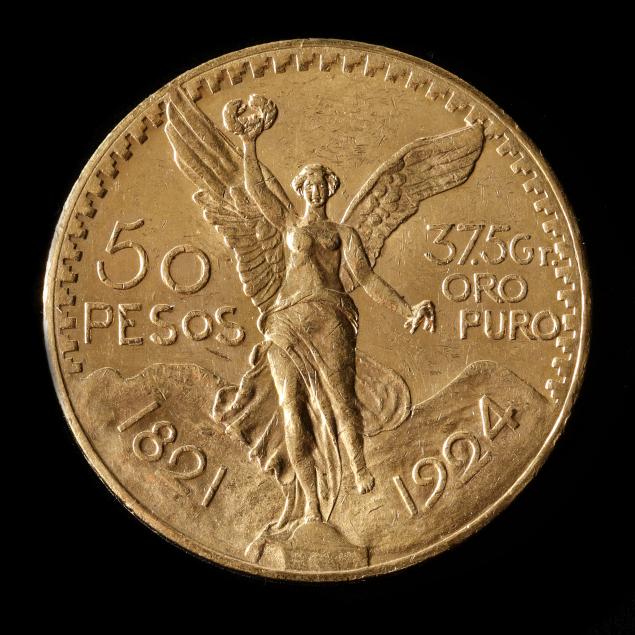 mexico-brilliant-uncirculated-1924-gold-50-pesos
