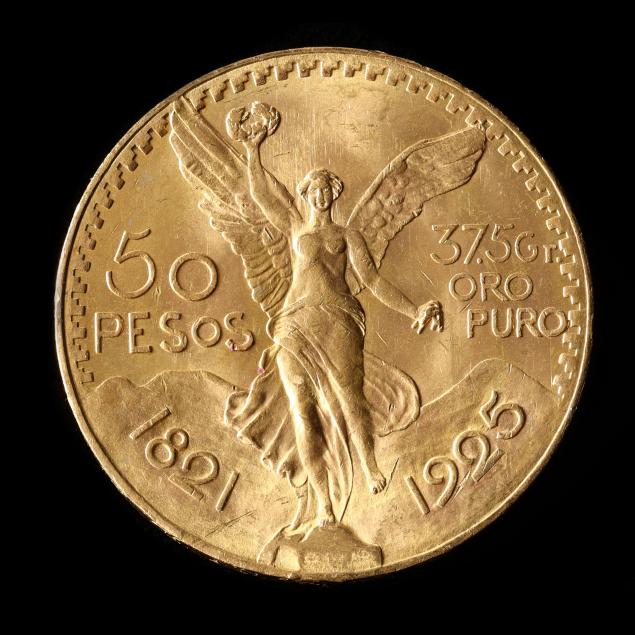 mexico-brilliant-uncirculated-1925-gold-50-pesos