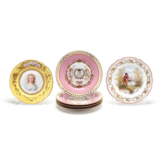 group-of-six-sevres-i-chateau-des-tuileries-i-and-i-chateau-de-versailles-i-plates