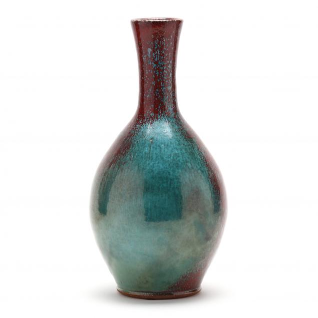 ben-owen-iii-seagrove-nc-b-1968-chinese-blue-vase