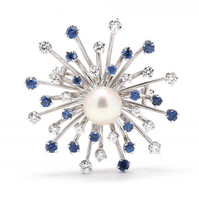 white-gold-pearl-sapphire-and-diamond-brooch