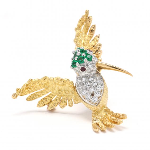 bi-color-gold-and-gem-set-hummingbird-brooch
