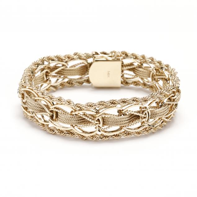 gold-woven-bracelet
