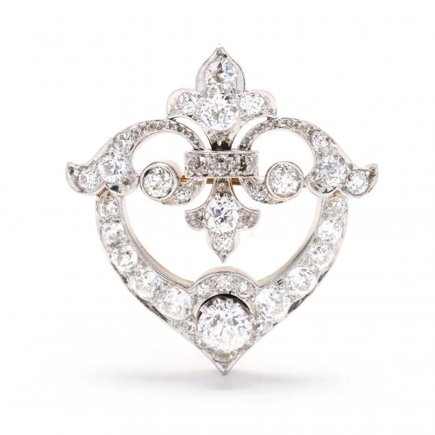 platinum-topped-gold-and-diamond-set-brooch-pendant