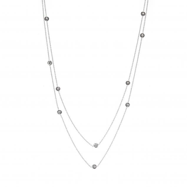 two-platinum-and-diamond-station-necklaces-italy
