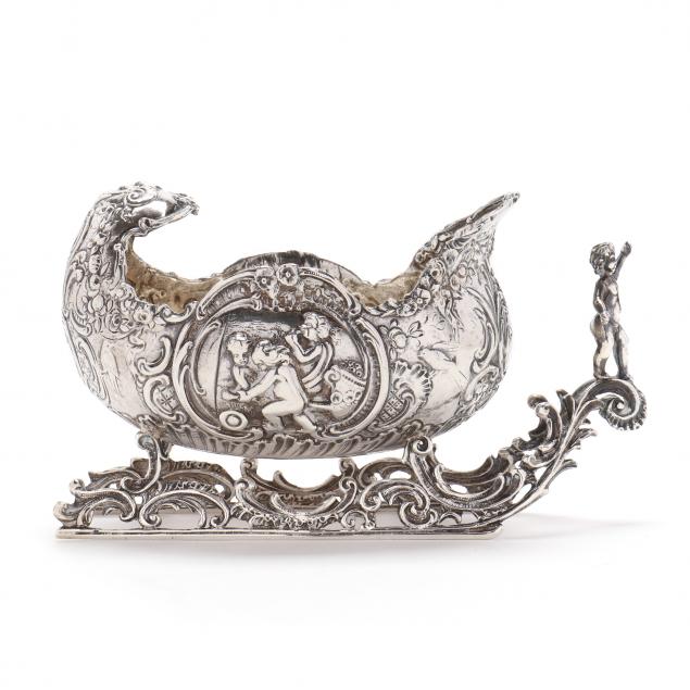 an-hanau-silver-figural-sleigh-bowl