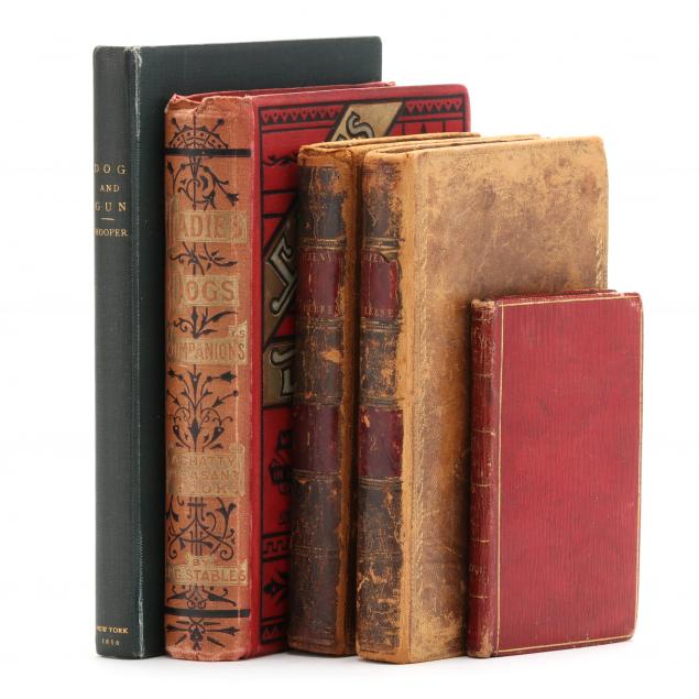 group-of-four-rare-books-on-sporting-and-dogs